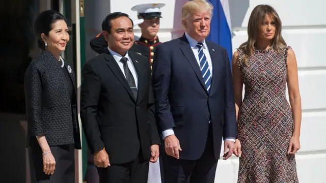 พล.อ.ประยุทธ์ จันทร์โอชา กับโดนัลด์ ทรัมป์