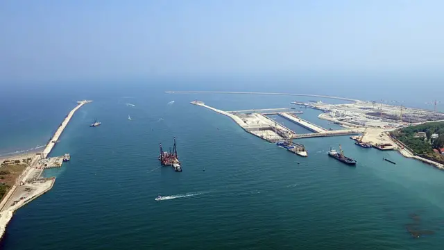 Entrada a la laguna de Venecia.