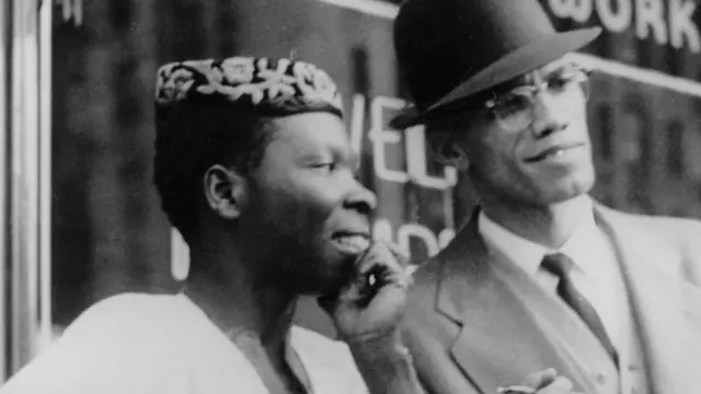 Babatunde Ọlatunji pẹlu Malcolm X