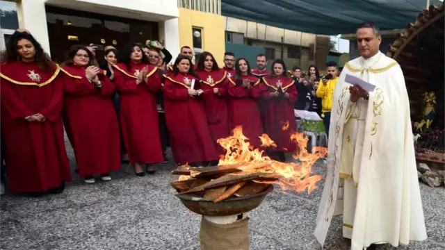 قداس عيد الميلاد في بغداد