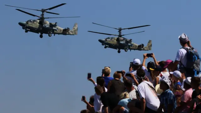 Helicopters over Sevastopol, 28 July