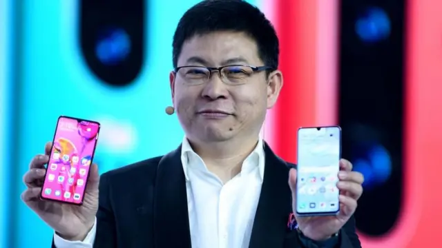 Teléfono de Huawei.