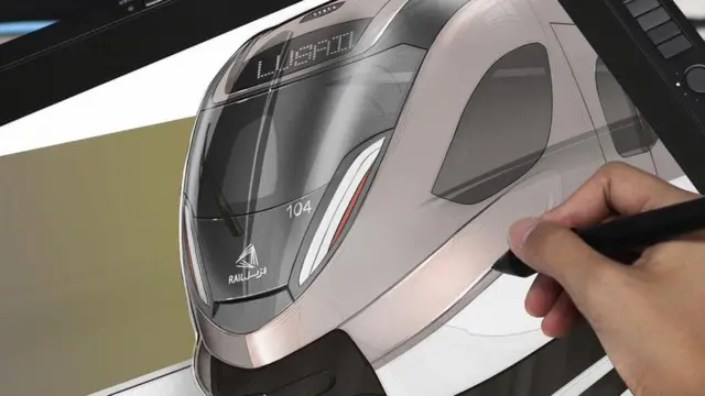 Diseño del tren del metro de Doha