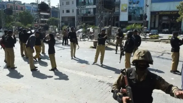 लाहौर में धमाका