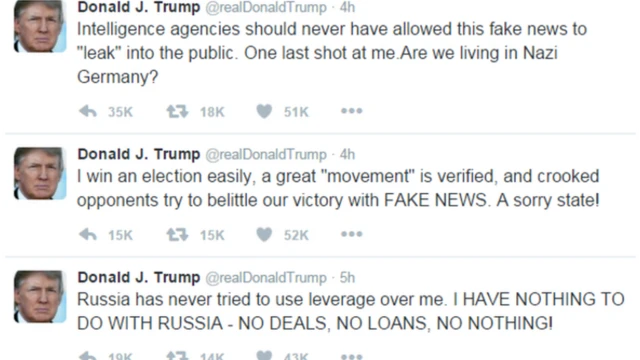 ट्रंप के ट्वीट्स