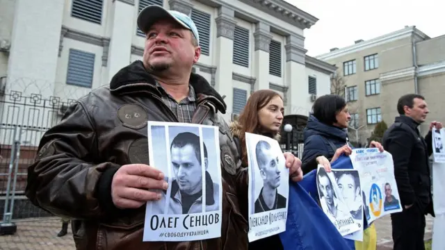 Акція на підтримку Сенцова і Кольченка