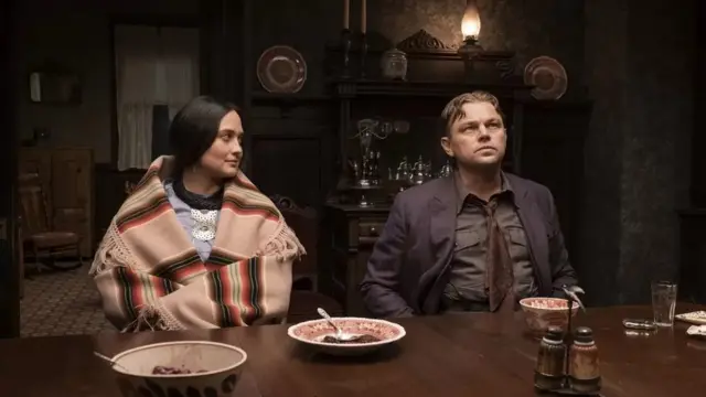 ليوناردو دي كابريو وليلي غلادستون