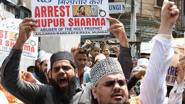 اثارت تصريح شارما احتجاجات