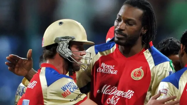 کرس گیل اور اے بی ڈی ولیئرز