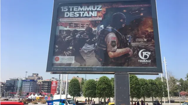 Street posters in Istanbul