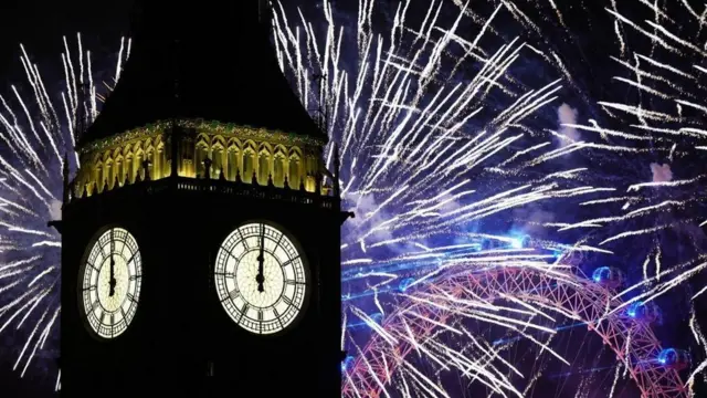 Big Ben at midnight