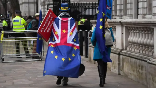 Протесты по "брекситу"