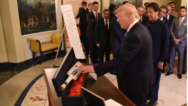 ٹرمپ عمران ملاقات