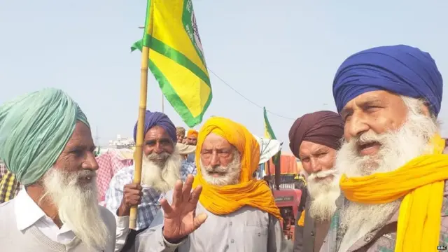 ਮੁਜ਼ਾਹਰਾ ਕਰ ਰਹੇ ਕਿਸਾਨ