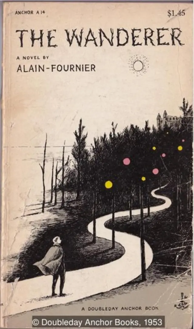 亞蘭·傅尼葉的《美麗的約定》，封面設計和插圖來自高慄。