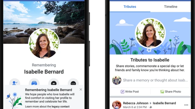 تغییر الگوریتم فیسبوک برای درگذشتگان