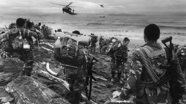 कोलंबियाई सेना की कार्रवाई.