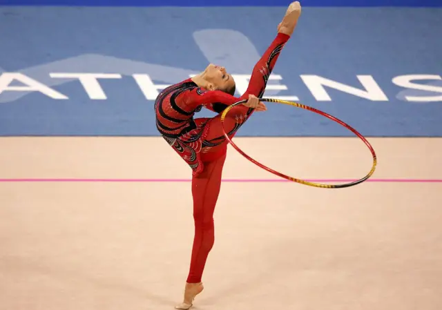 Alina Kabaeva nos Jogos Olímpicos de Atenas