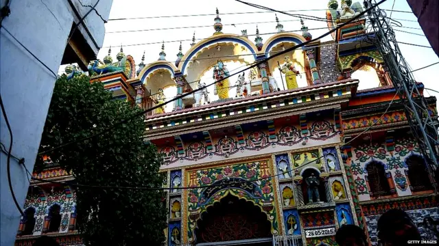 Hindu Shri Krishna Temple in Mithi, some 320 km from Karachi