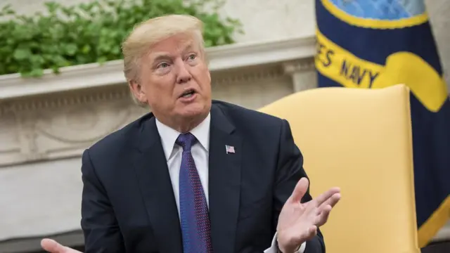 El presidente de Estados Unidos, Donald Trump.