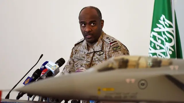 ژنرال احمد عسیری، سخنگوی نیرو‌های ائتلاف به رهبری عربستان علیه شورشیان یمن