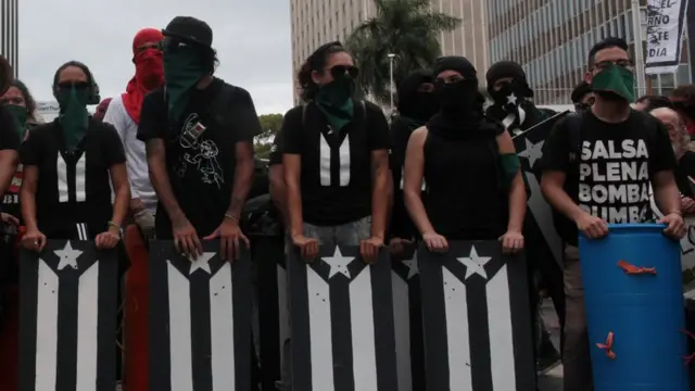 Protesta de puertorriqueños