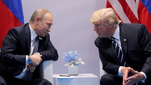 ترامپ و پوتین در دیدار سال گذشته