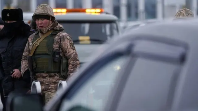 कज़ाख़ सैनिक