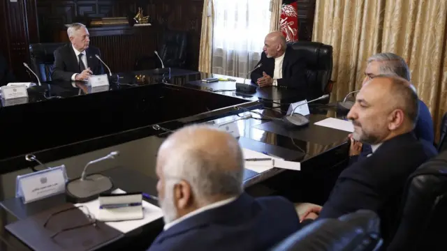 جمیز ماتیس، محمد اشرف غنی