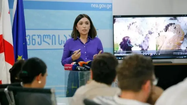 Prema rečima prvog zamenika ministra životne sredine i poljoprivrede Nina Tandilašvilija, satelitski snimci dobijeni od međunarodnih partnera potvrđuju da pre katastrofe voda u klisuri nije bila zarobljena