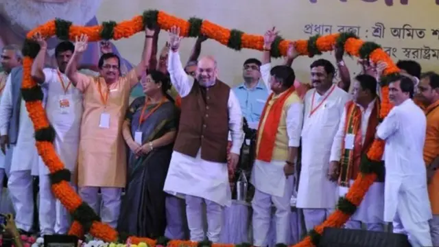 कोलकाता में अमित शाह की रैली की एक पुरानी तस्वीर