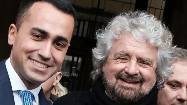 Di Maio y Grillo