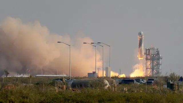 Lanzamiento del cohete Blue Origin