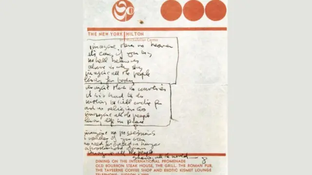 Најпродаванији сингл Ленонове каријере, „Imagine", изнова је проглашаван највећом песмом свих времена