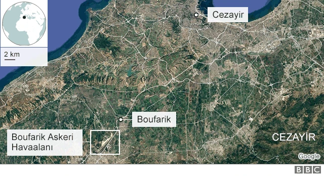 cezayir harita