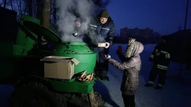 В Авдеевке организованы полевые кухни для местных жителей