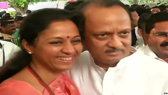 सुप्रिया सुळे आणि अजित पवार