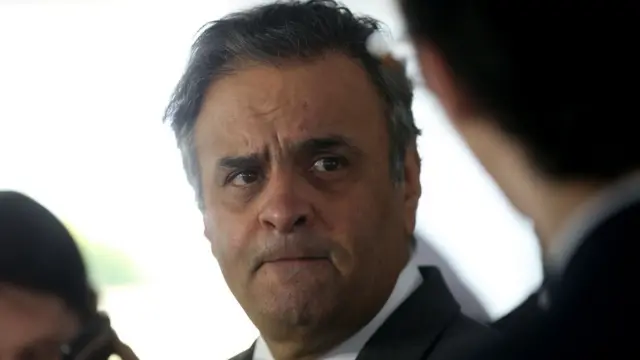 O senador Aécio Neves