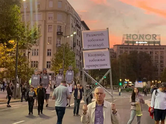 протест, Београд, Србија против насиља