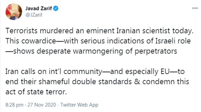 جواد ظریف، ایران