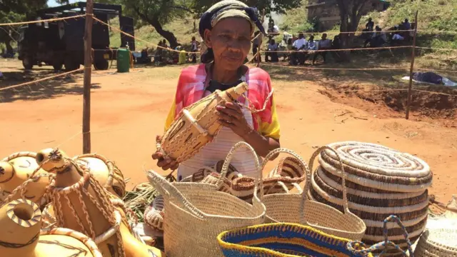 Bidhaa za kitamaduni zikionyeshwa