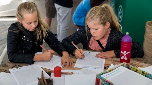 طلاب في الدنمارك