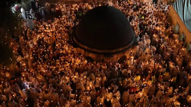 حجيج مسيحيون من حول العالم حضروا الاحتفال