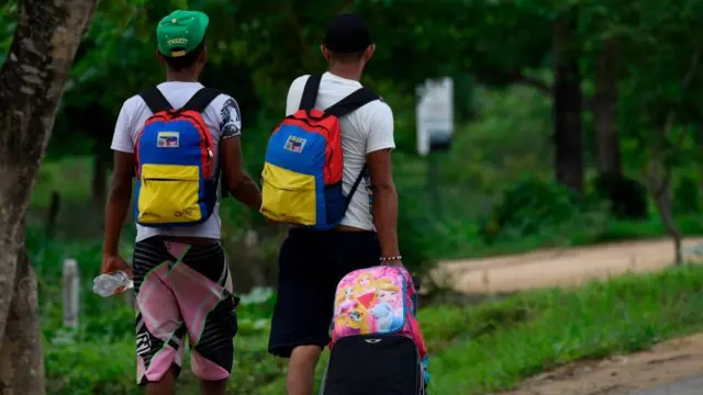 Migrantes venezolanos