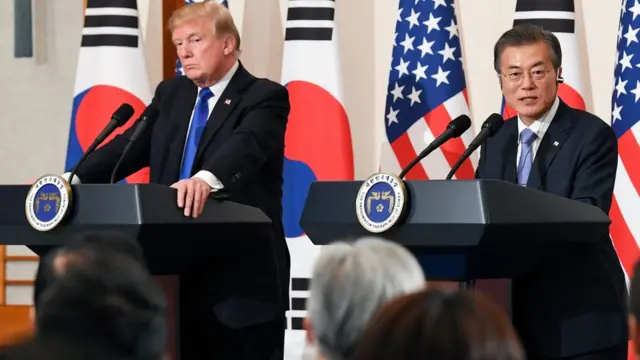 زيارة ترامب لكوريا الجنوبية "أكثر محطات جولته رمزية"
