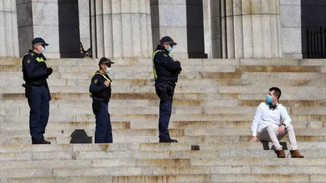 Policías australianos
