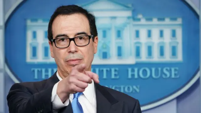 अमरीका के कोषाध्यक्ष स्टीव म्नुचिन