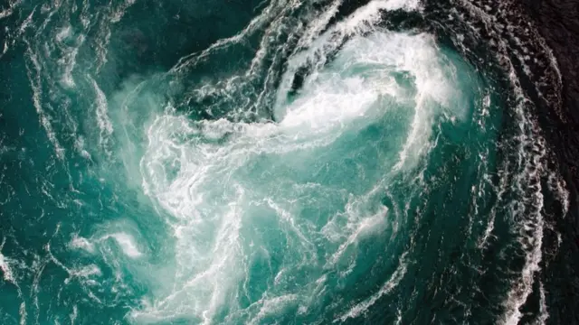 Un remolino en Saltstraumen, Noruega