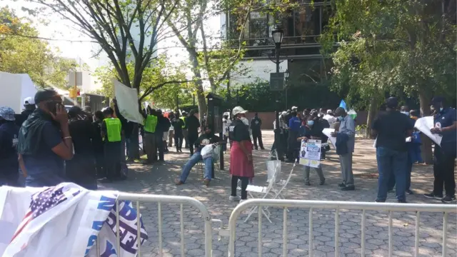 Nibi iwọde naa ni New York