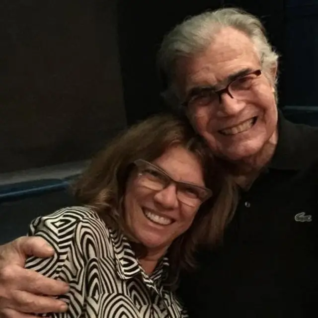 Denise Saraceni com Tarcísio Meira